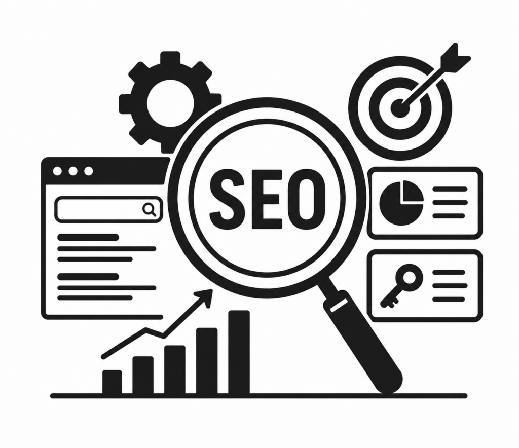 SEO campaign results showing improved organic traffic and rankings