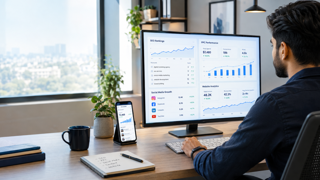 Digital marketing agency pricing chart for Ludhiana businesses